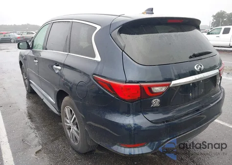 2020 Infiniti Qx60 Pure Awd из США, поврежденный, VIN 5N1DL0MM2LC528479